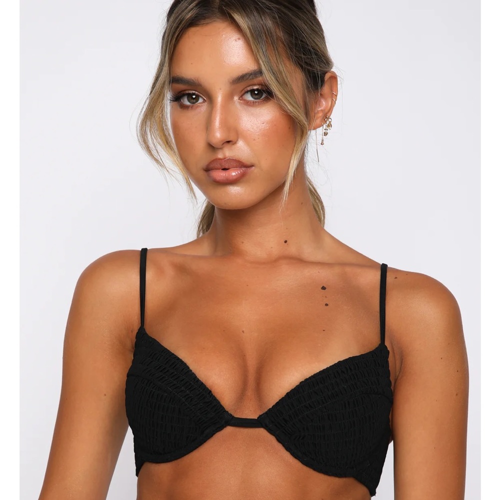 Never Worn White Fox Bikini Top